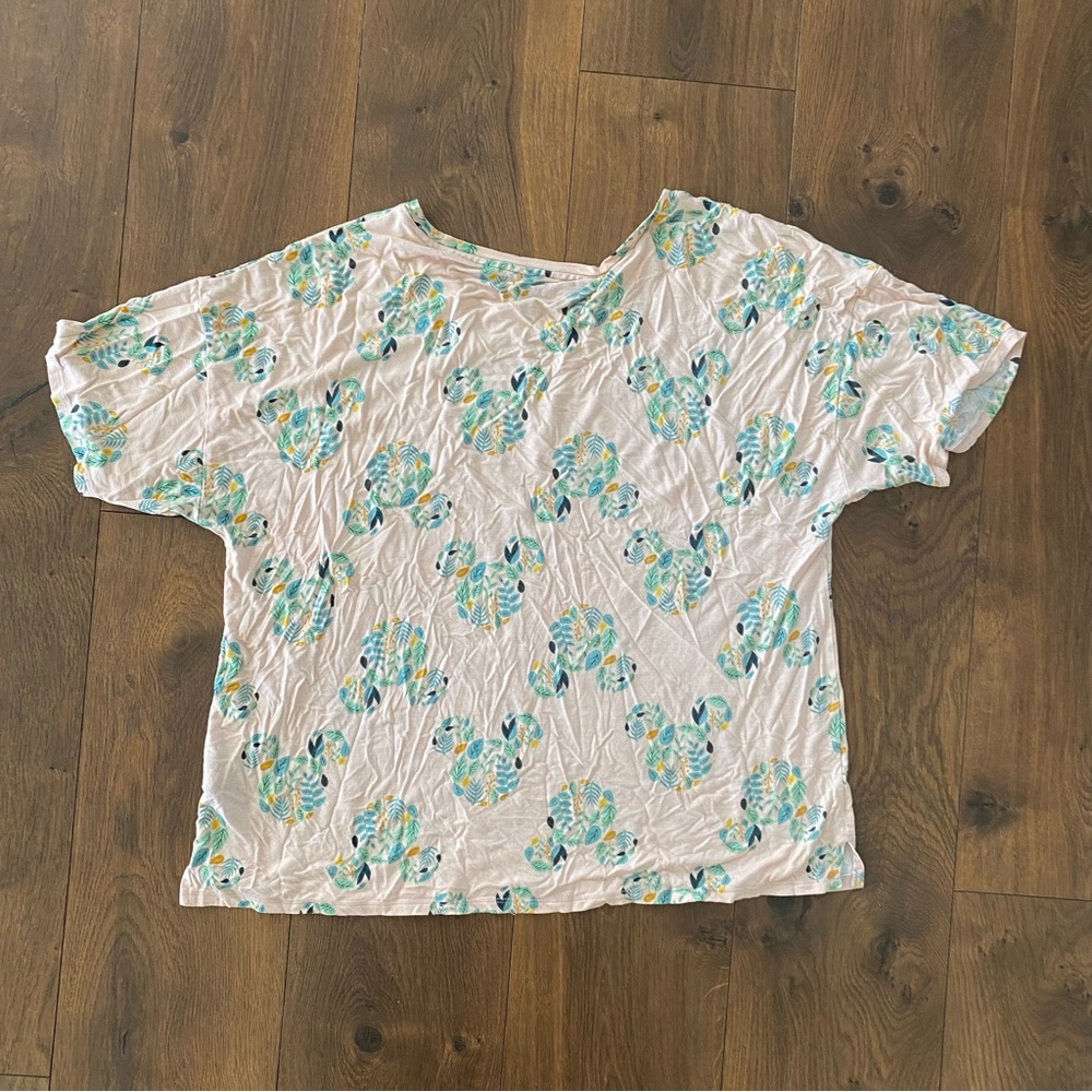 Disney Womens 2 Piece Capri Pajama Set size Large - Picture 4 of 10